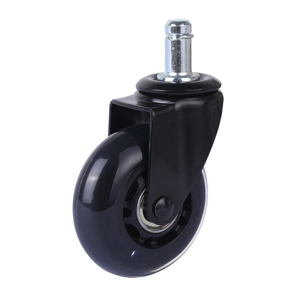 2.5-inch black clear wheels