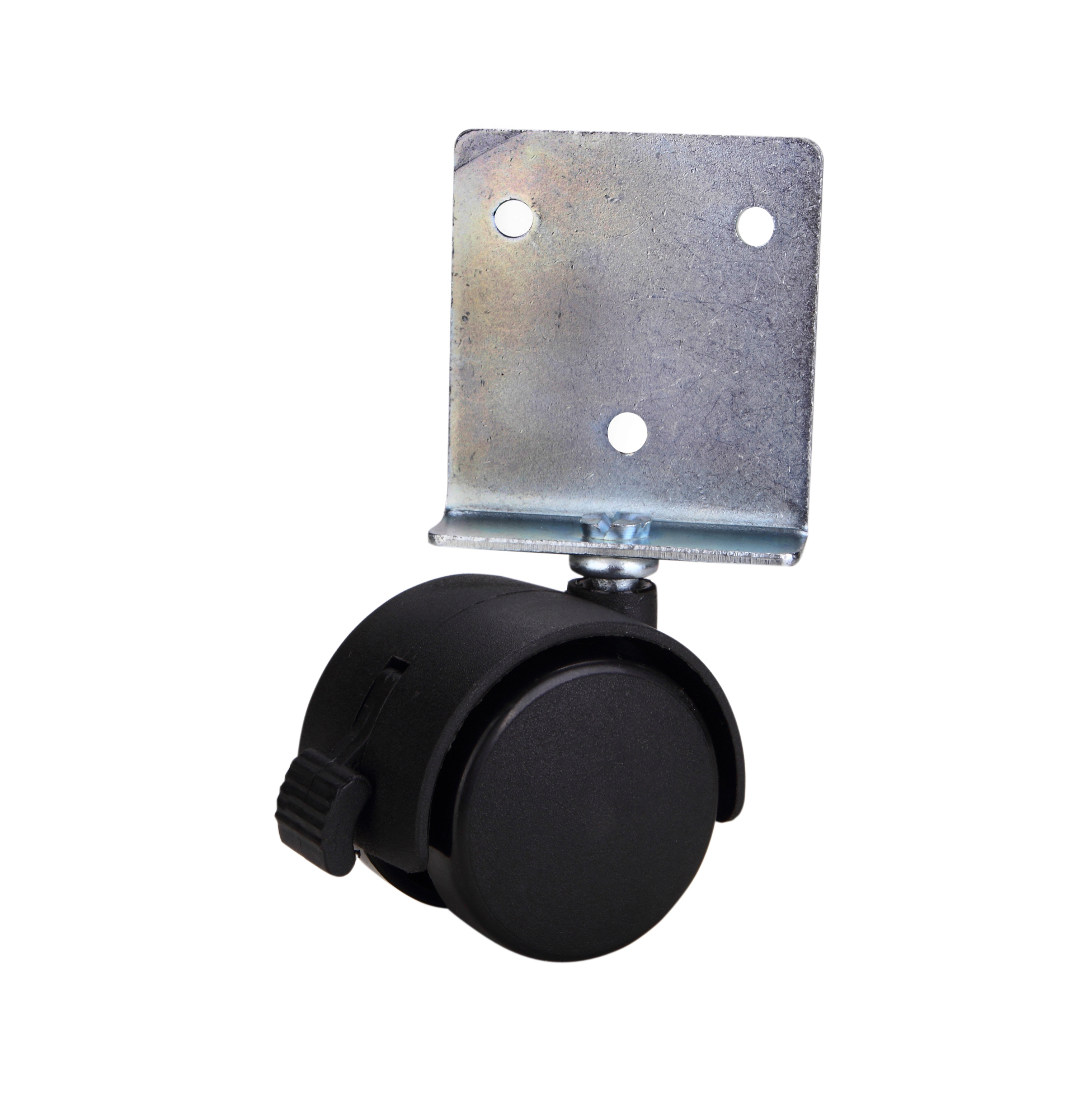 50mm L type iron brake casters