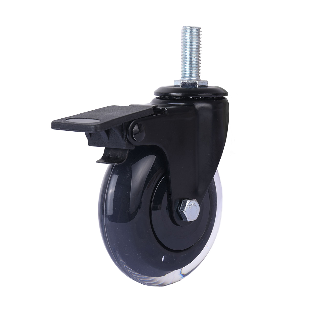 75mm screw rod brake casters