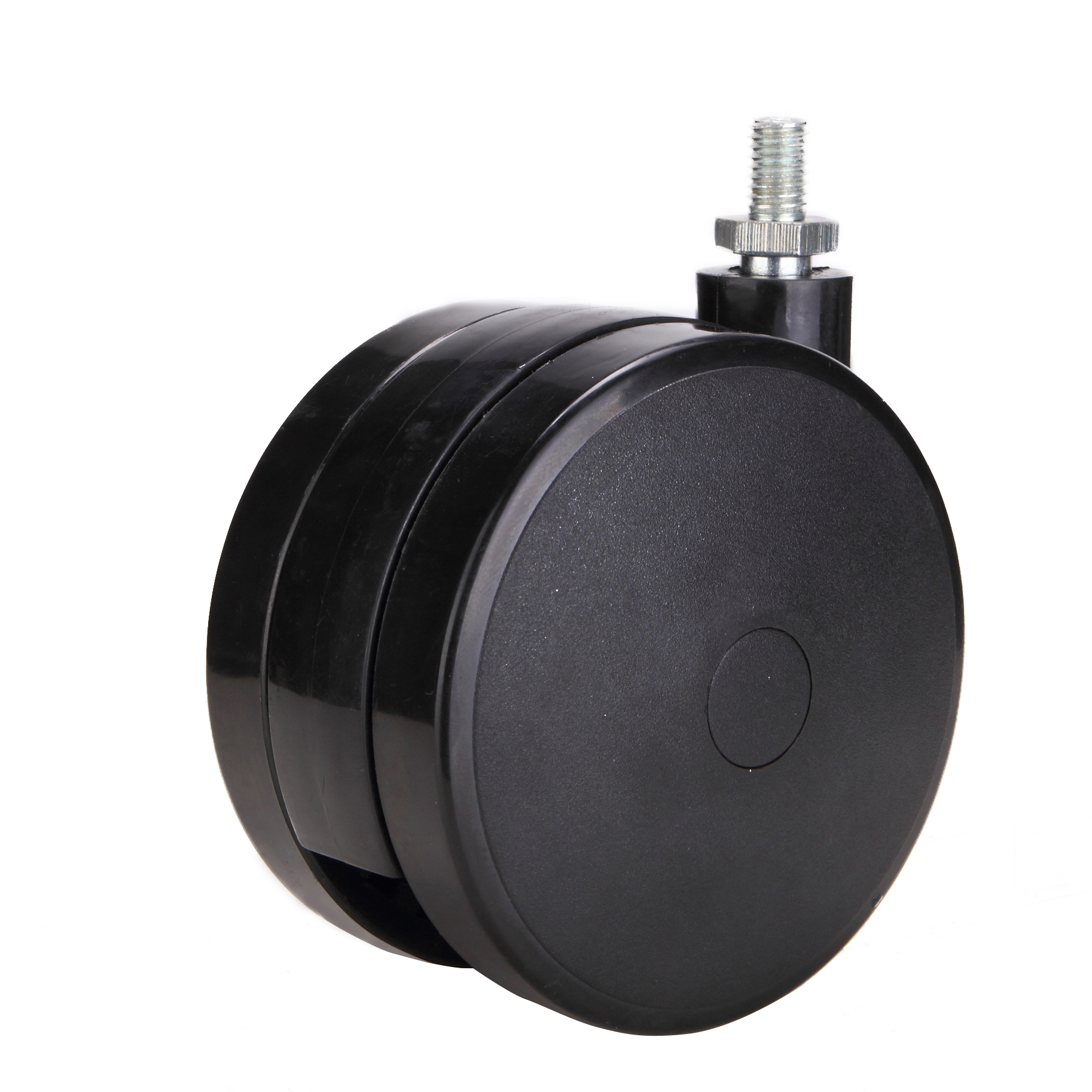 100mm black screw rivet wheel