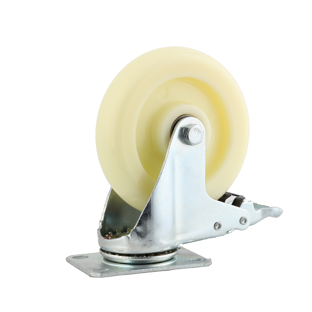4-inch flat plate industrial brake wheel