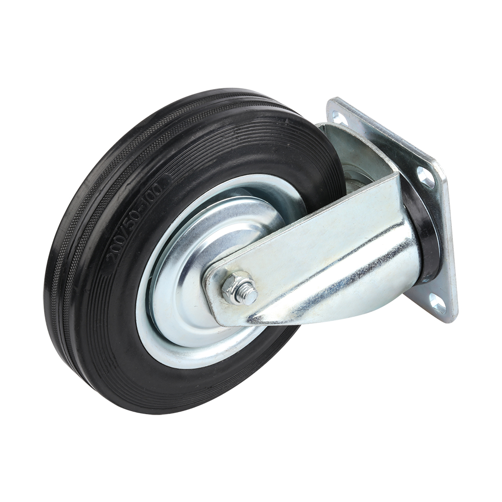 4-inch rubber industrial wheels
