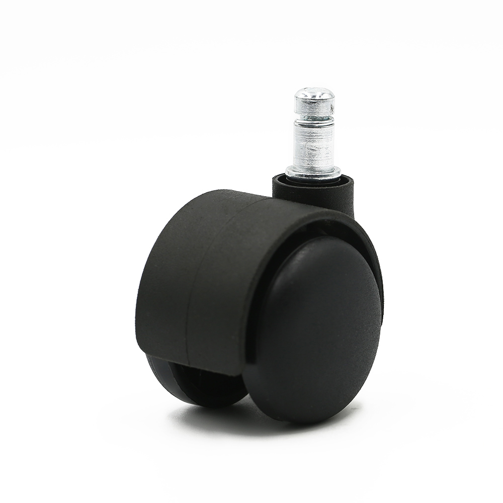 50mm black office chair wheels