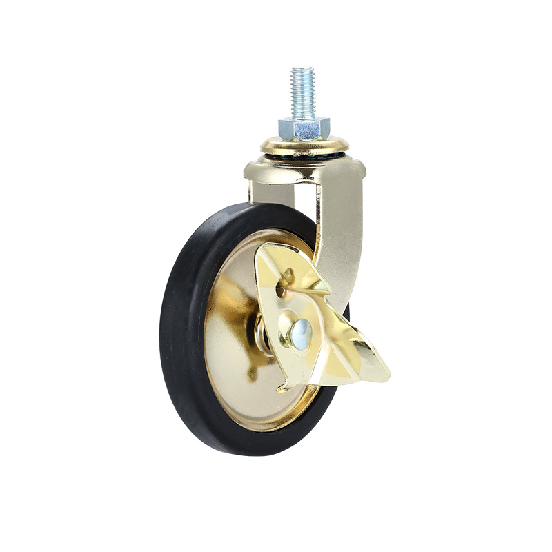 75mm Screw rod brake industrial wheel
