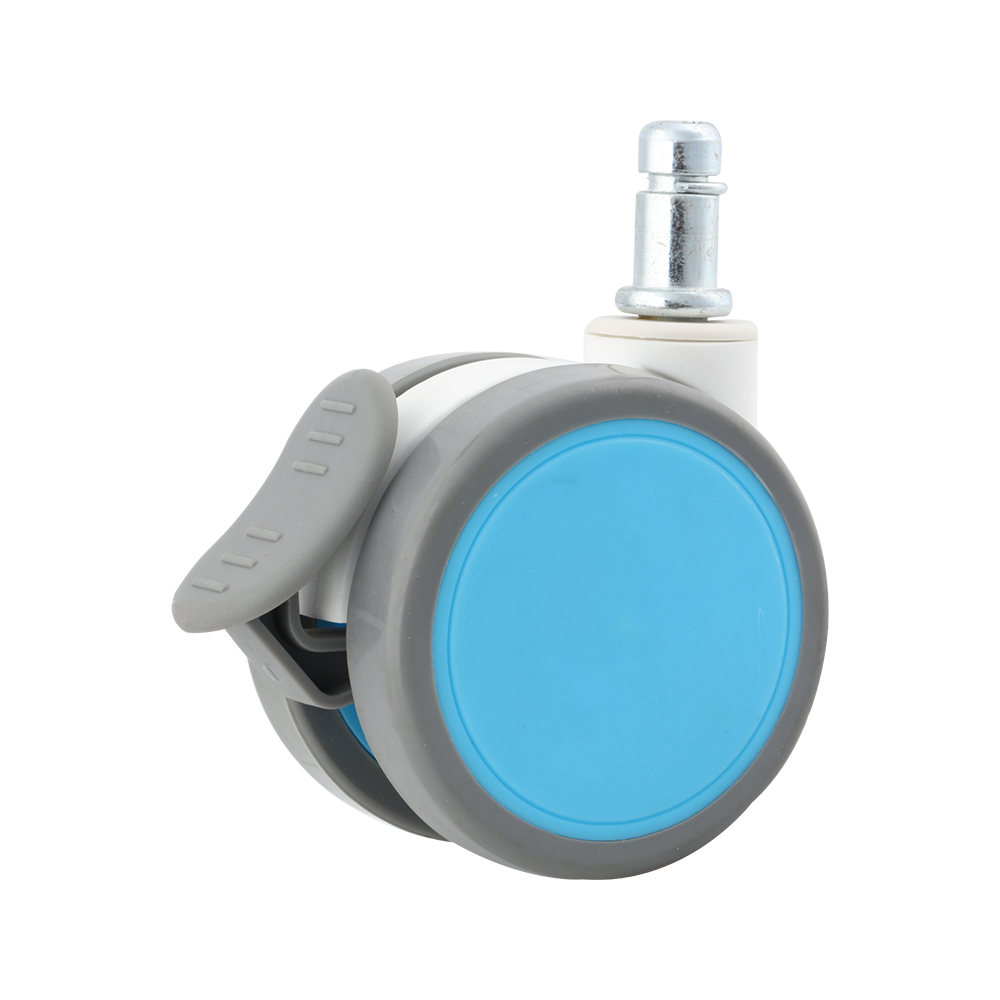 64mm PU brake office chair wheels